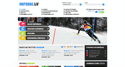 Desktop Screenshot of infoski.lv